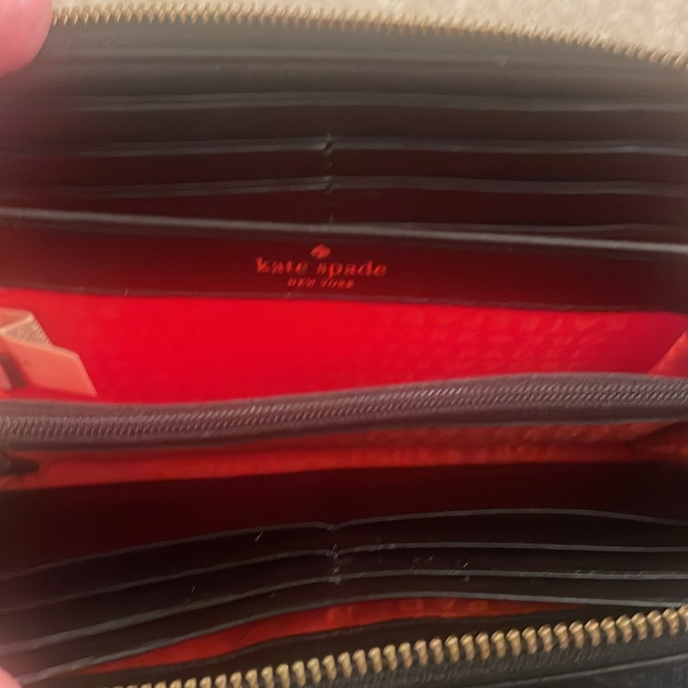 Kate Spade polka dot long zippy wallet - Picture 5 of 9